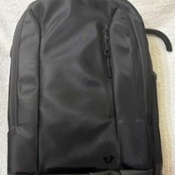 True Religion black "Oak" large backpack NWT - Picture 1 of 13